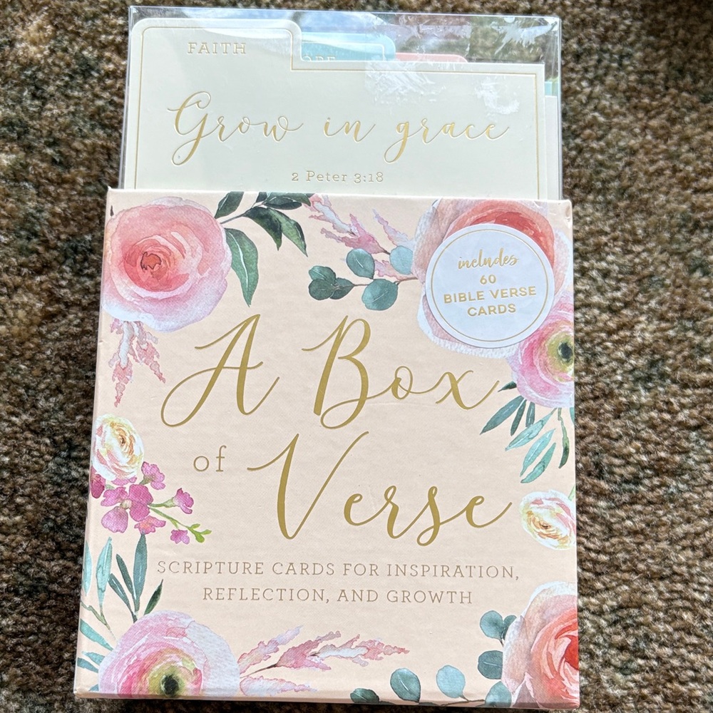 Eccolo A Box of Verse Scripture Cards - Pink and Gold